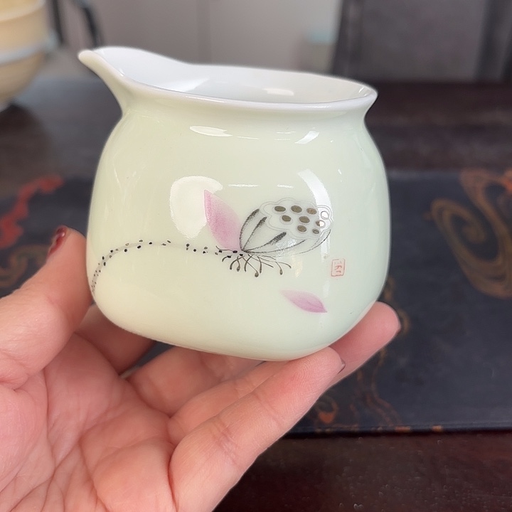 龙泉云间青瓷小米茶器