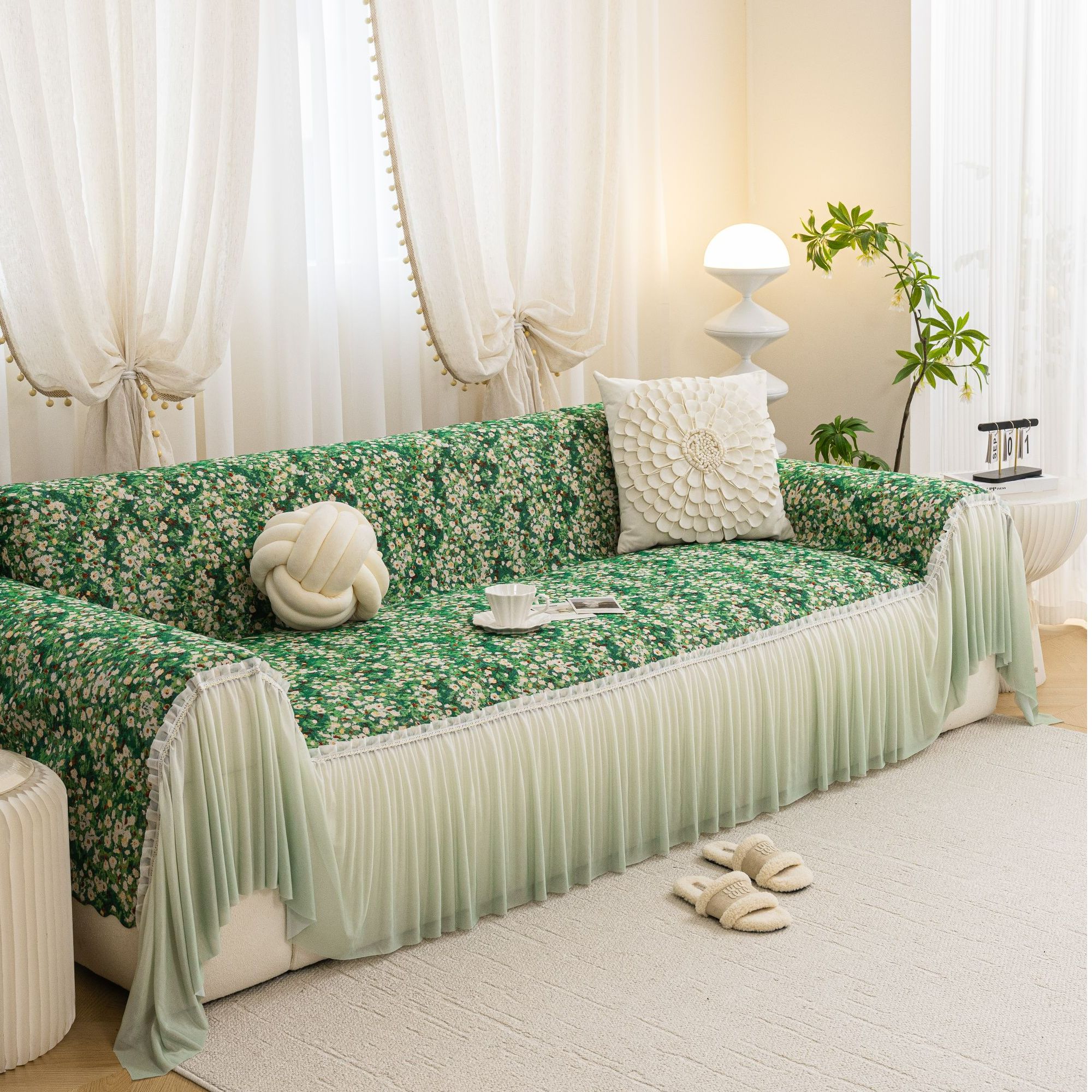 法式高级感沙发盖布巾2025新款沙发垫整张全包垫子四季通用全盖