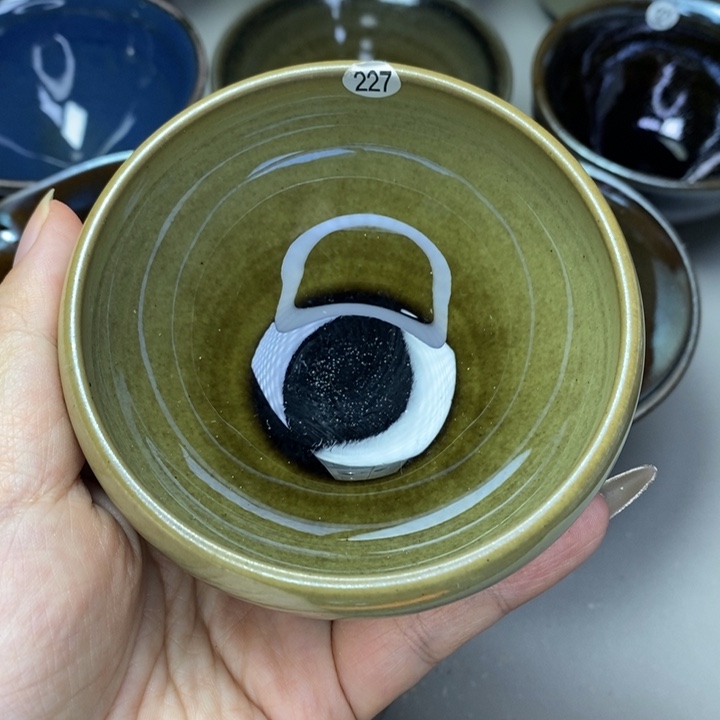 茶盏建窑建盏柴烧主人杯