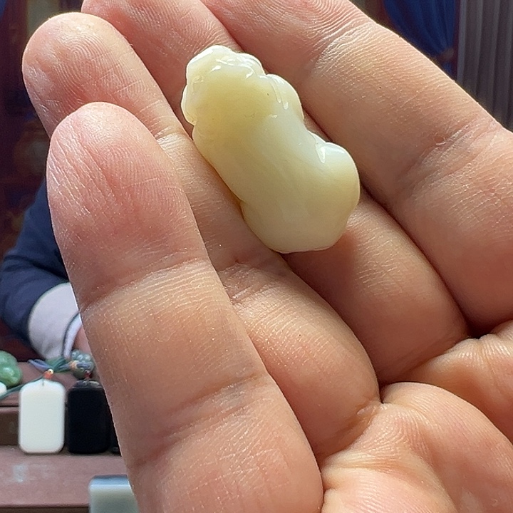 和田玉未镶嵌吊坠(不含链)