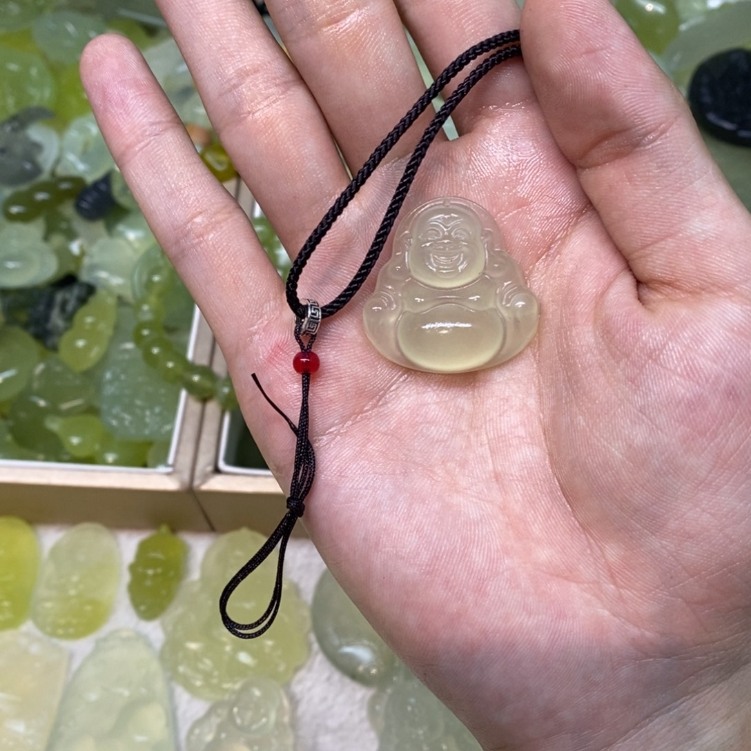 程***欢岫玉未镶嵌吊坠(不含链)