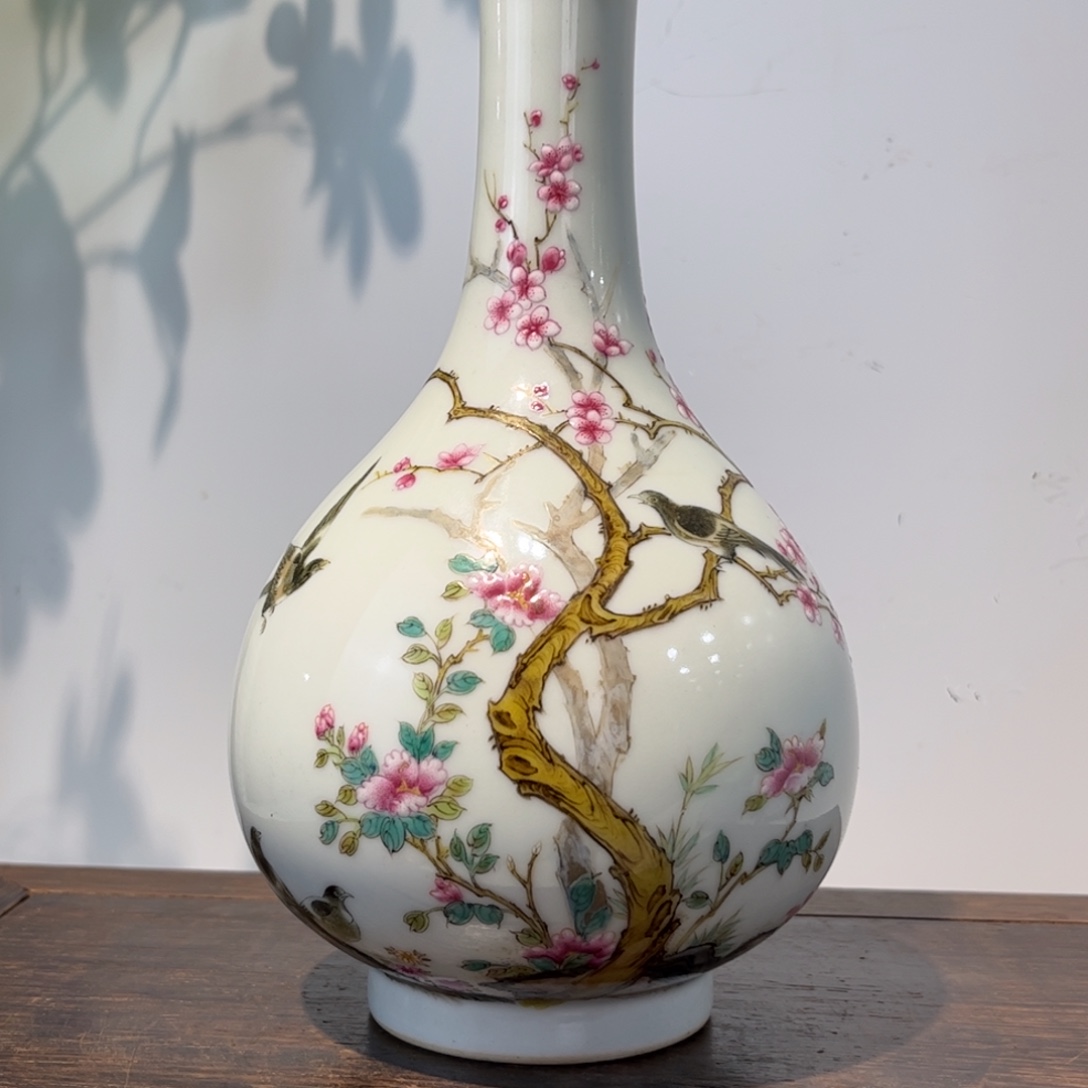 快***生摆件瓷器工艺品摆件粉彩