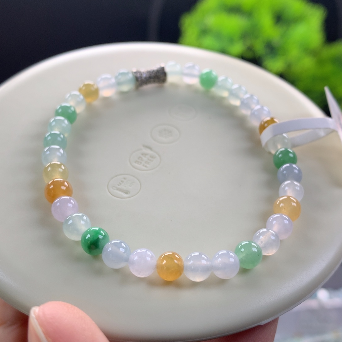 翡翠未镶嵌手链卡5