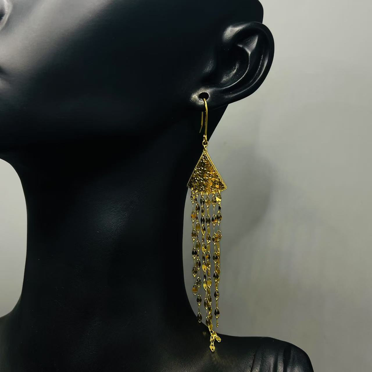 A播 6.07g足金999耳饰e