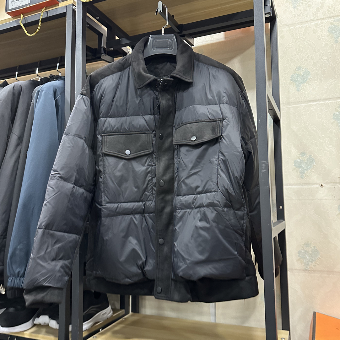 秋冬厚款翻领衬衫领外套