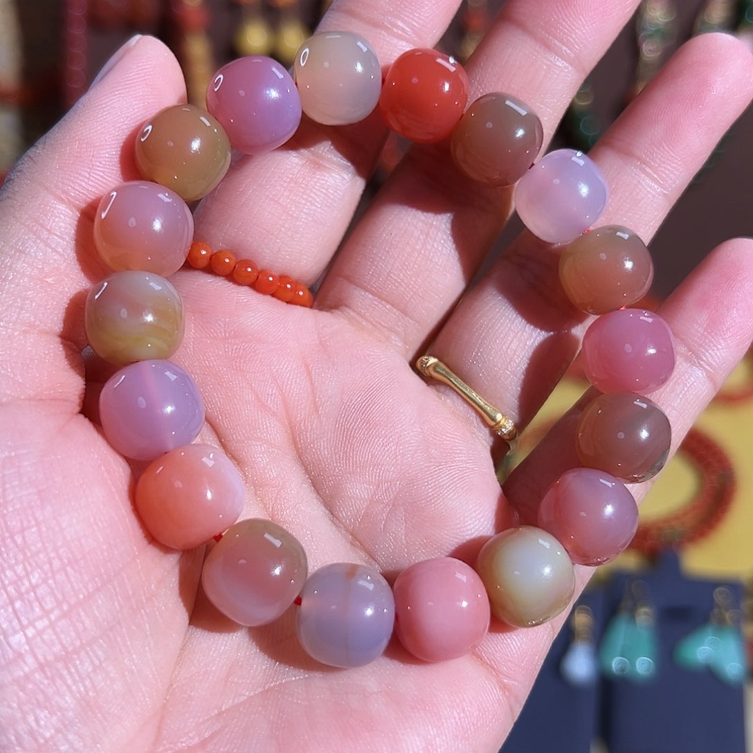 玛瑙/玉髓手链未镶嵌