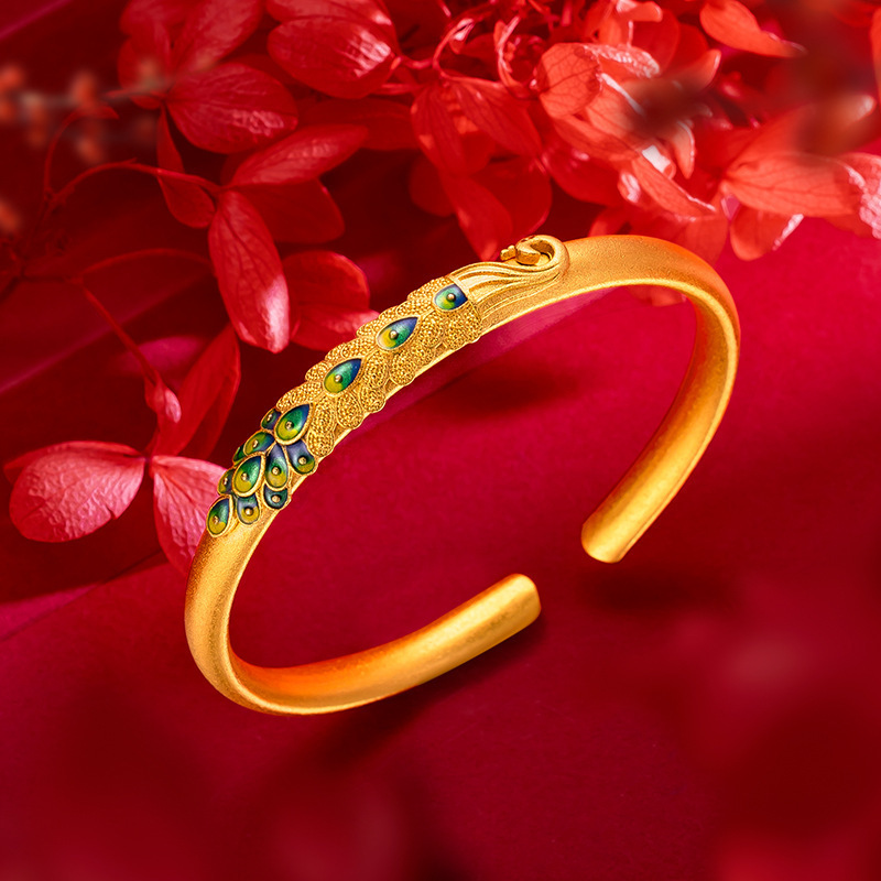 高定——典藏级孔雀手镯多样性发其一(H03)