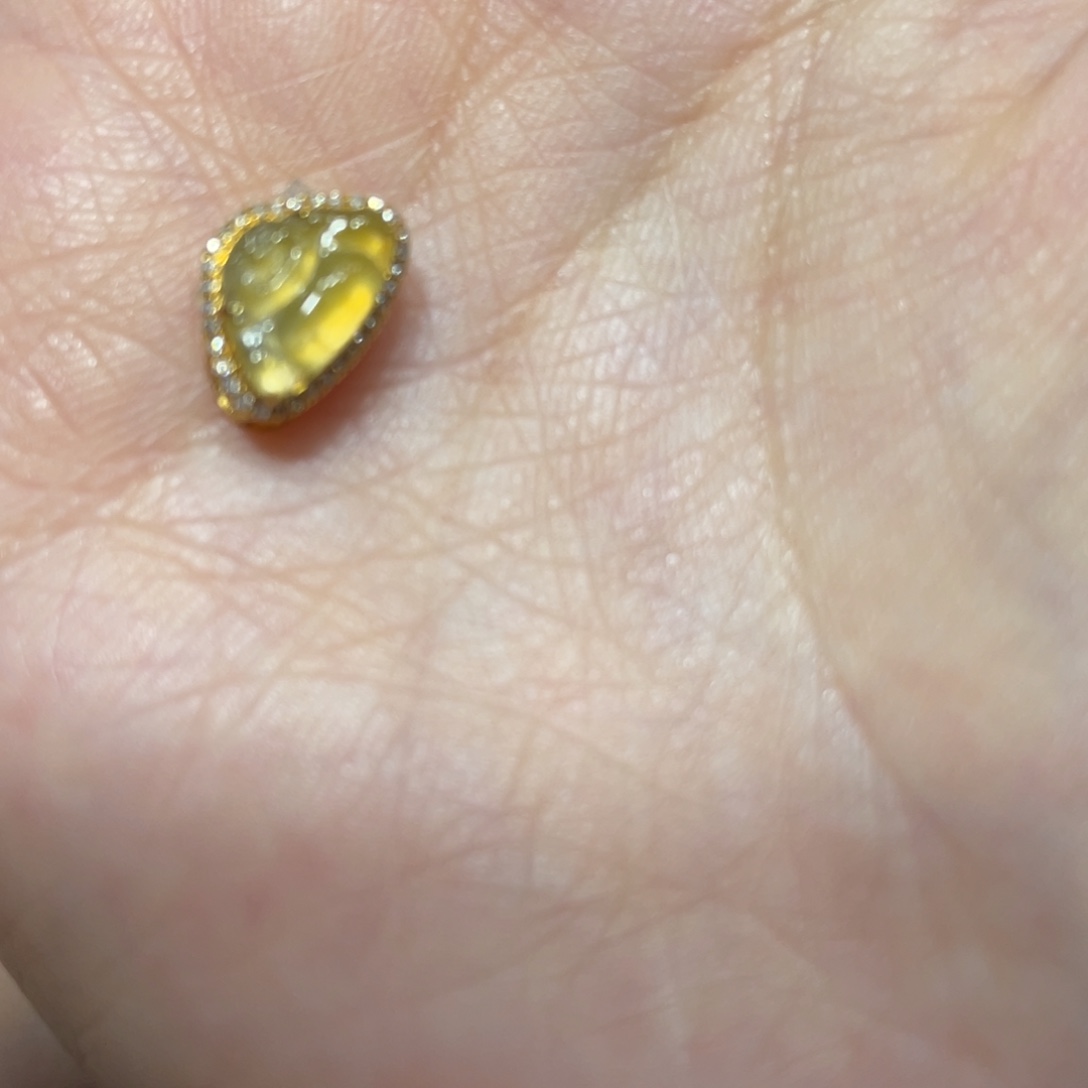 翡翠颈饰18K金镶嵌盐****店天然