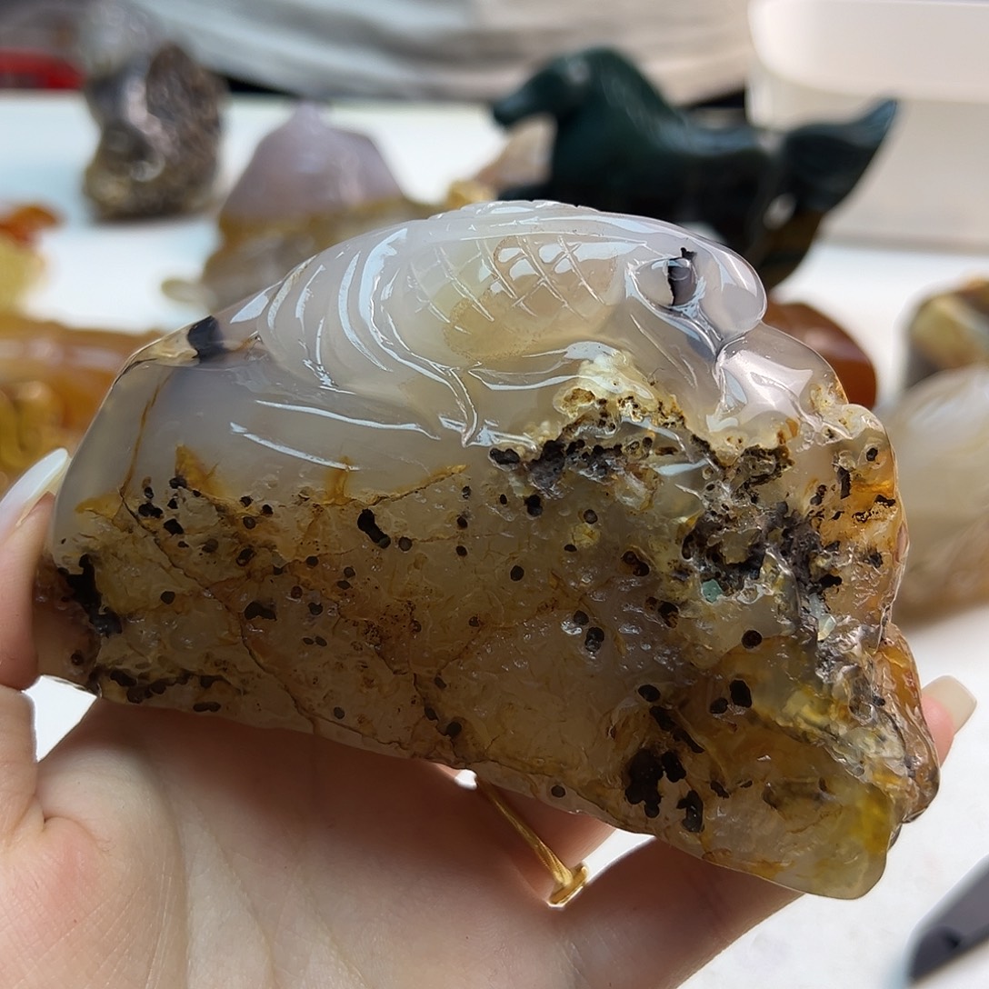 玛瑙/玉髓未镶嵌颈饰