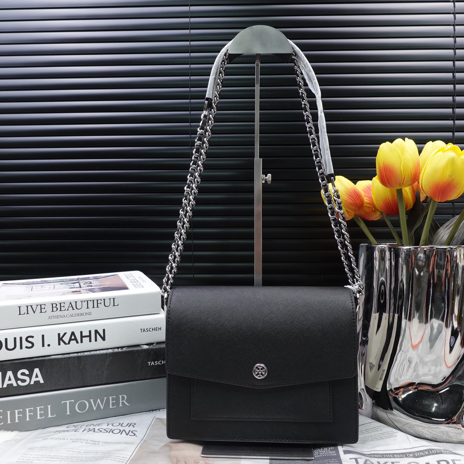 95新 TORY BURCH/汤丽柏琦 单肩包/T_ZY0000  T10311638