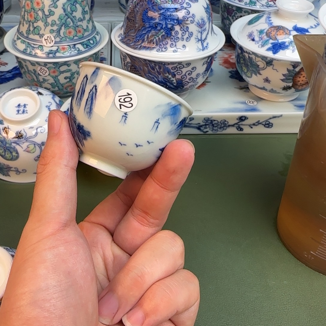 彦祖纯手工手绘茶具192