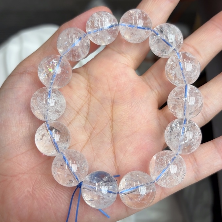 未镶嵌手链水晶白阿塞16