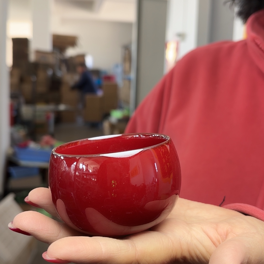 龙泉云间青瓷小米茶器