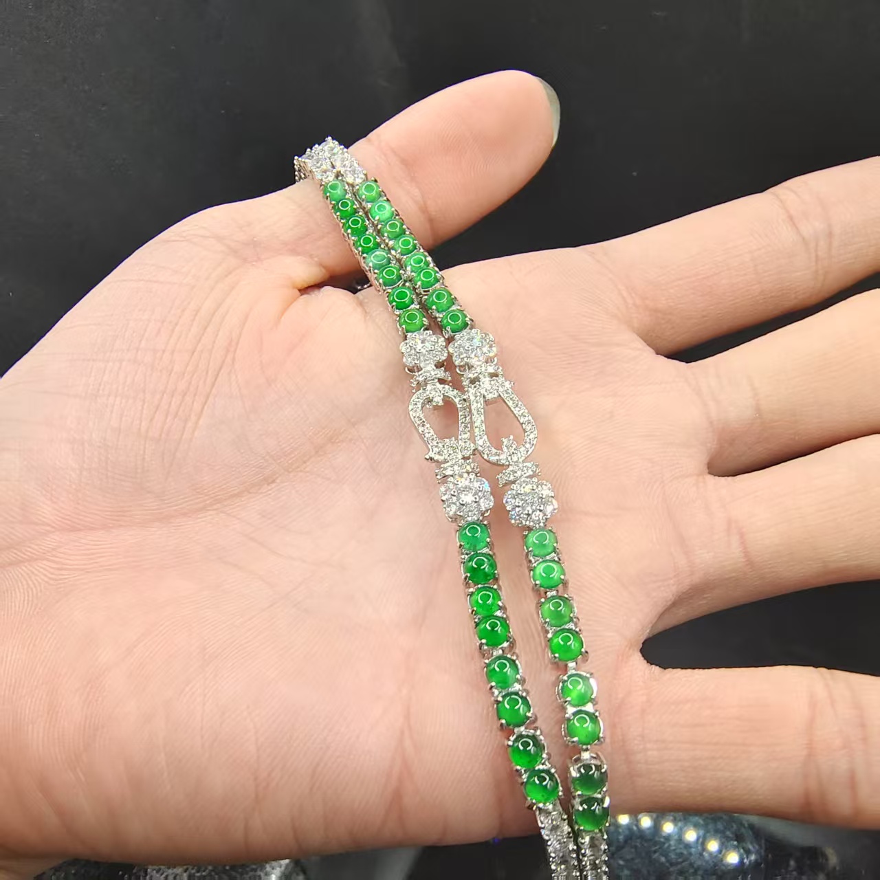 【龙龙严选】翡翠DIY单圈手链XY【多样性发其一】
