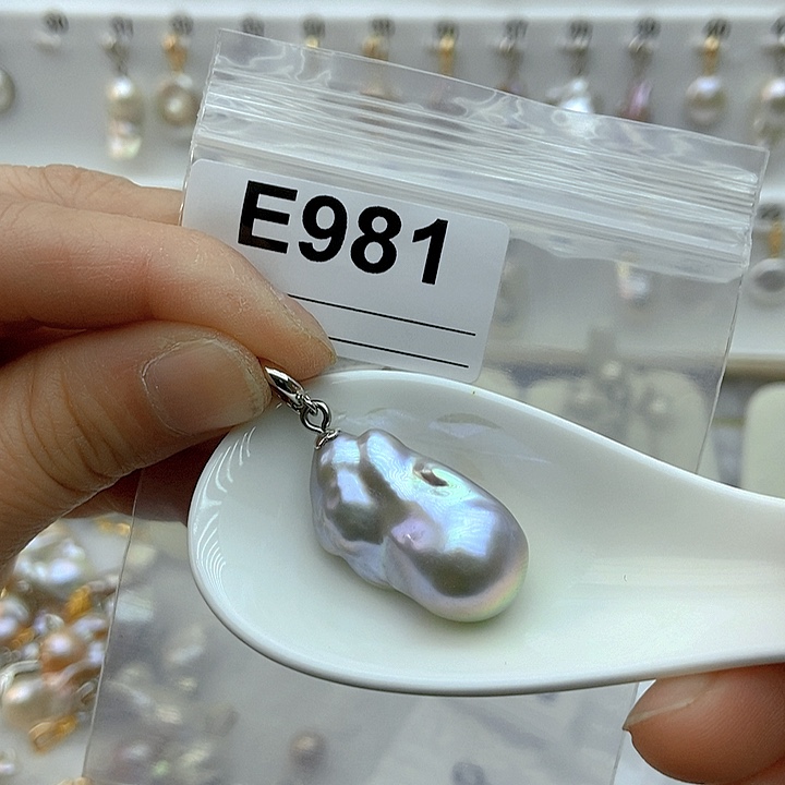 淡水珍珠颈饰银S925镶嵌