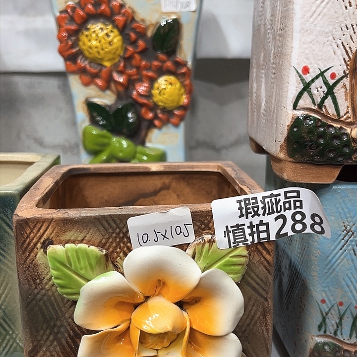 红陶粗陶花盆粗陶花盆