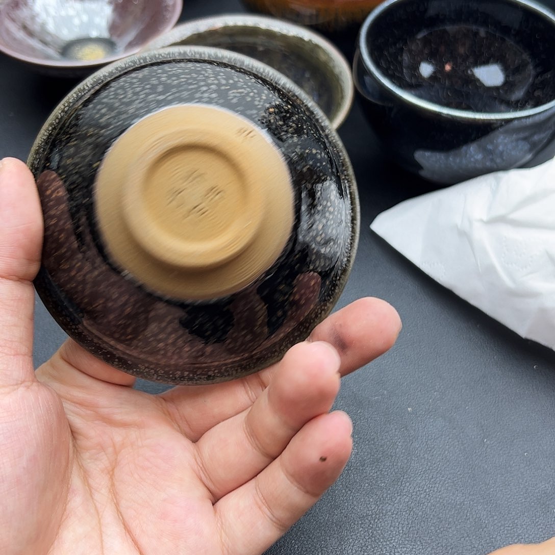 茶盏建盏。  茶器。 23微瑕