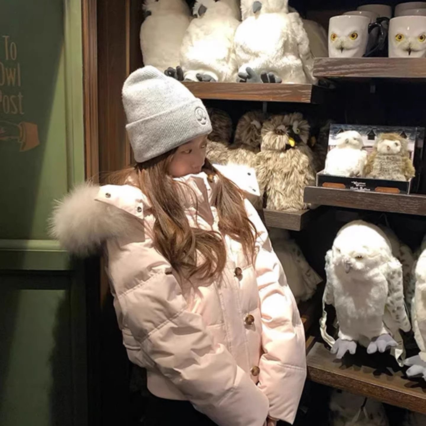 2025款连帽棉服保暖外套毛领短款小个子韩版宽松休闲