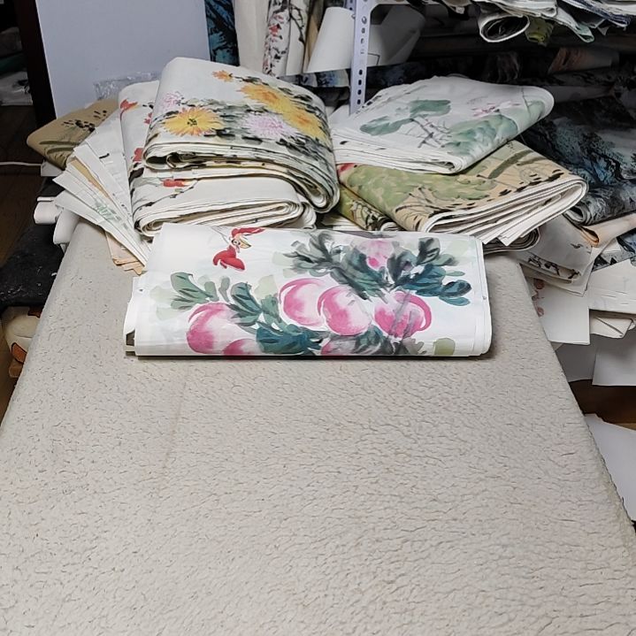 喵***斧国画落款后台备注