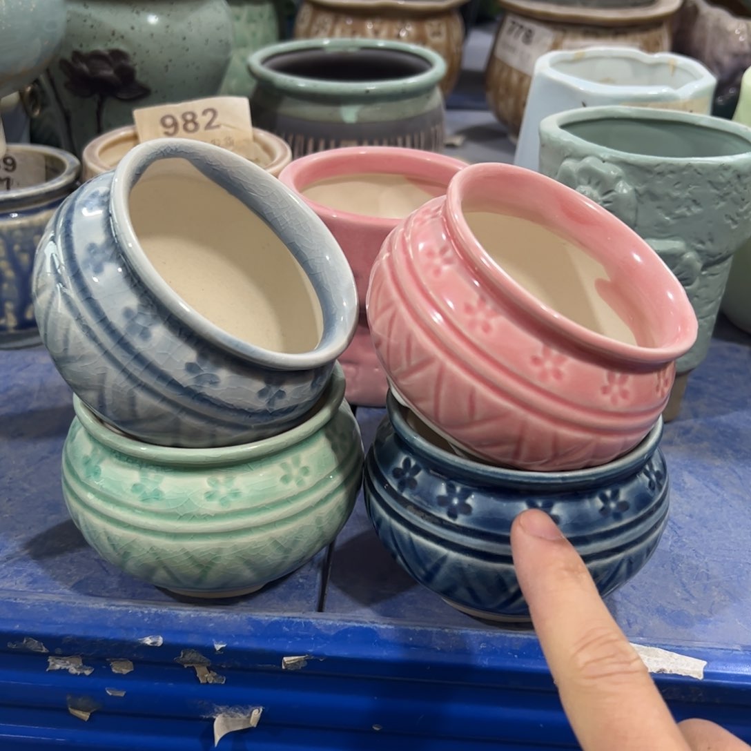 陶瓷陶瓷多肉花盆@@1320