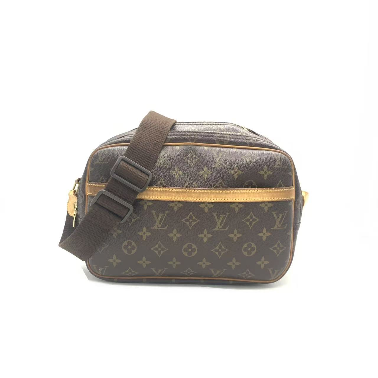 95新 LouisVuitton/路易威登 【安则专属】老花记者相机包