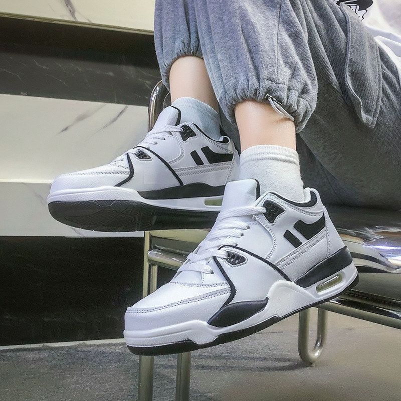 新款男女休闲鞋情侣小白鞋板鞋气垫鞋时尚跑步超轻运动鞋老爹鞋