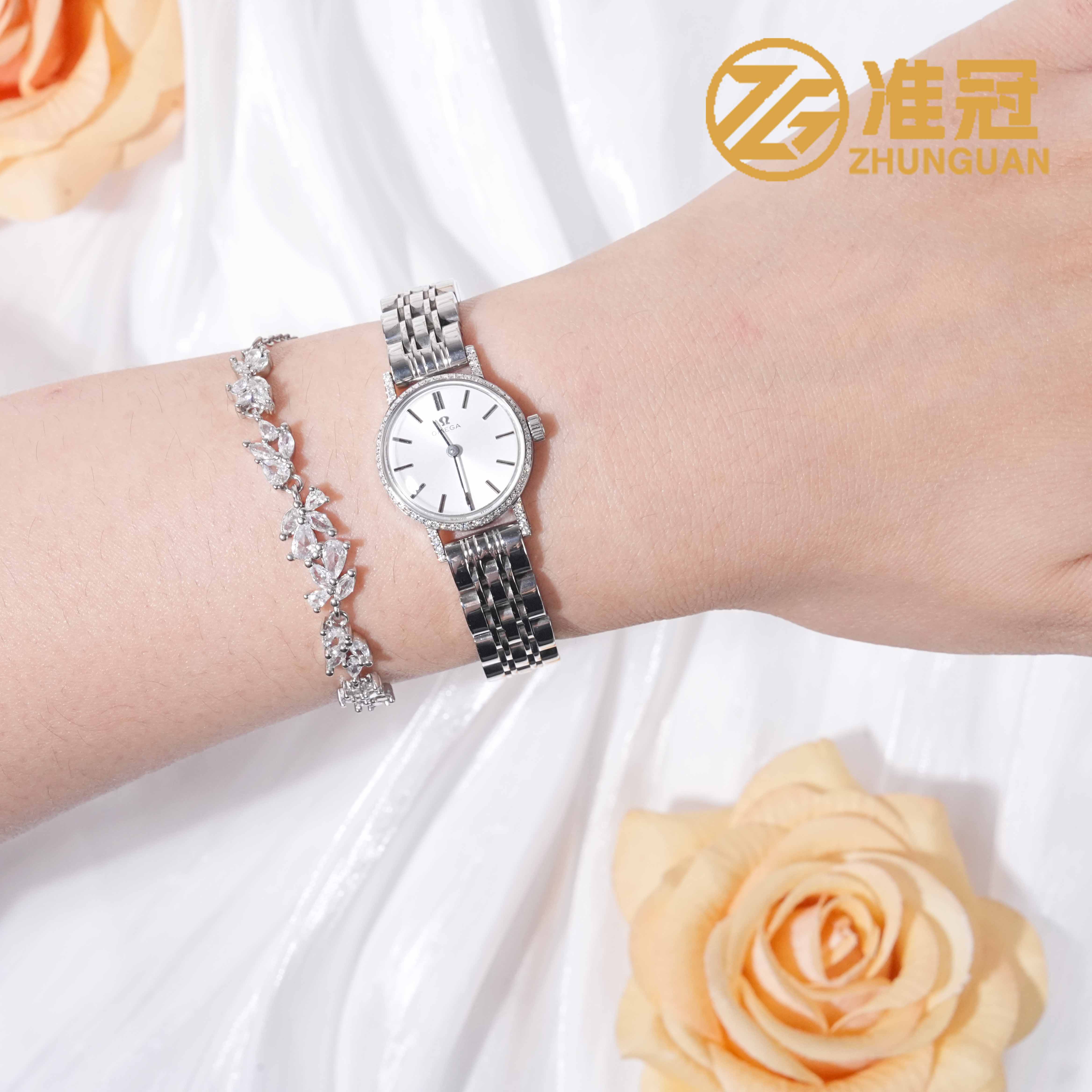 95新 Omega/欧米茄 20mm手动机械YR4918日内瓦系列瑞士名表