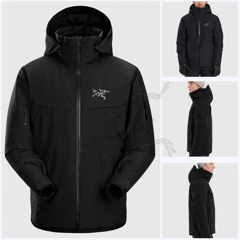 始祖鸟滑雪服Macai Jacket保暖拉链连帽羽绒服冬季加厚外套