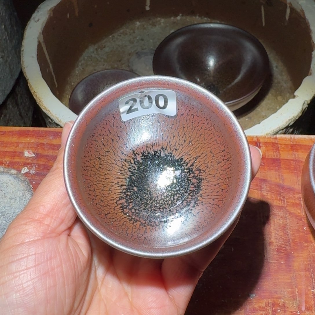 小雨茶盏，手工柴烧，