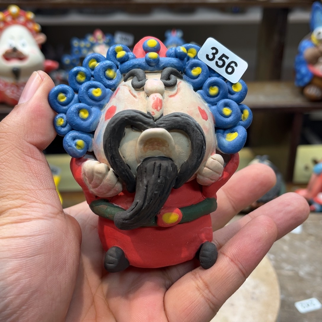 摆件纯手工抽象陶瓷摆件356