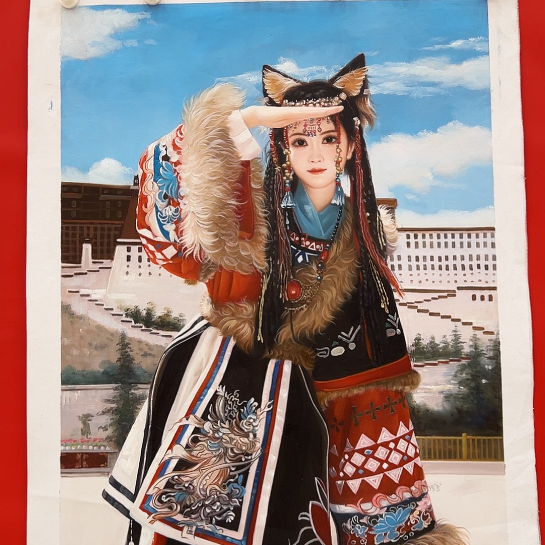 油画二郎老师展览原作