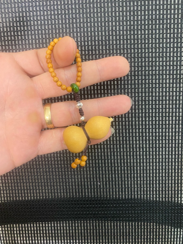 精品天然国潮文玩草里金指尖葫芦