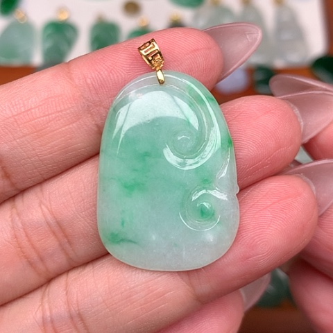 翡翠吊坠(不含链)未镶嵌