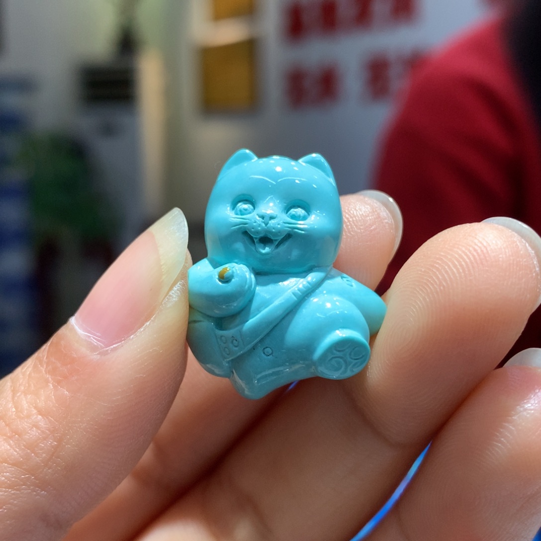 未镶嵌绿松石吊坠