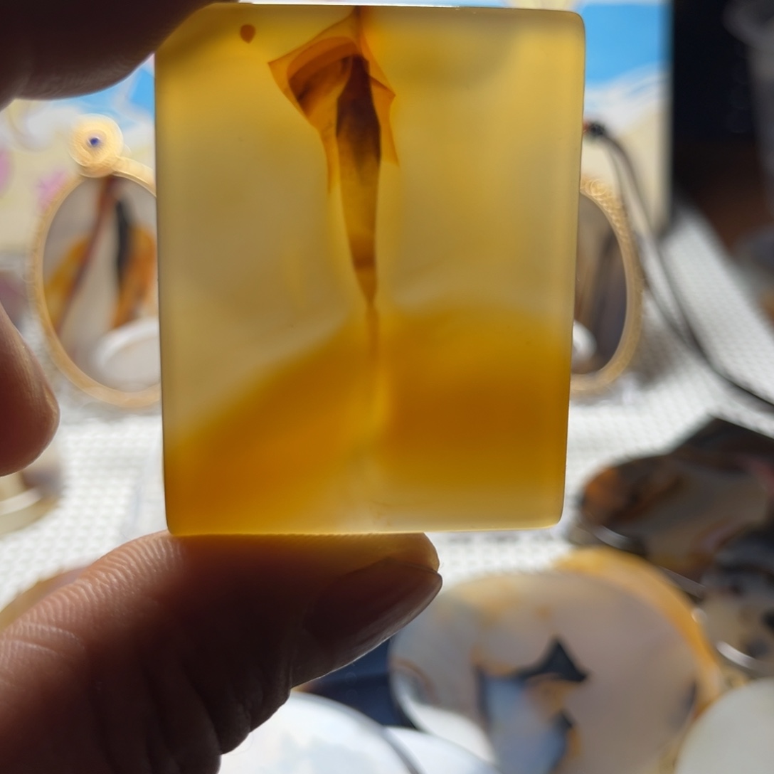 玛瑙/玉髓未镶嵌吊坠(不含链)