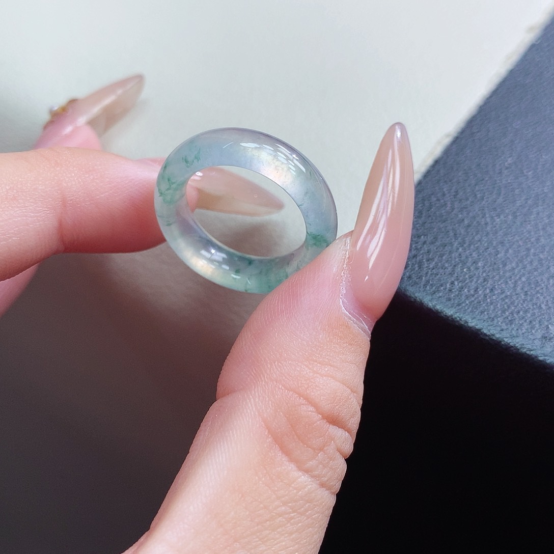 未镶嵌戒指翡翠10号