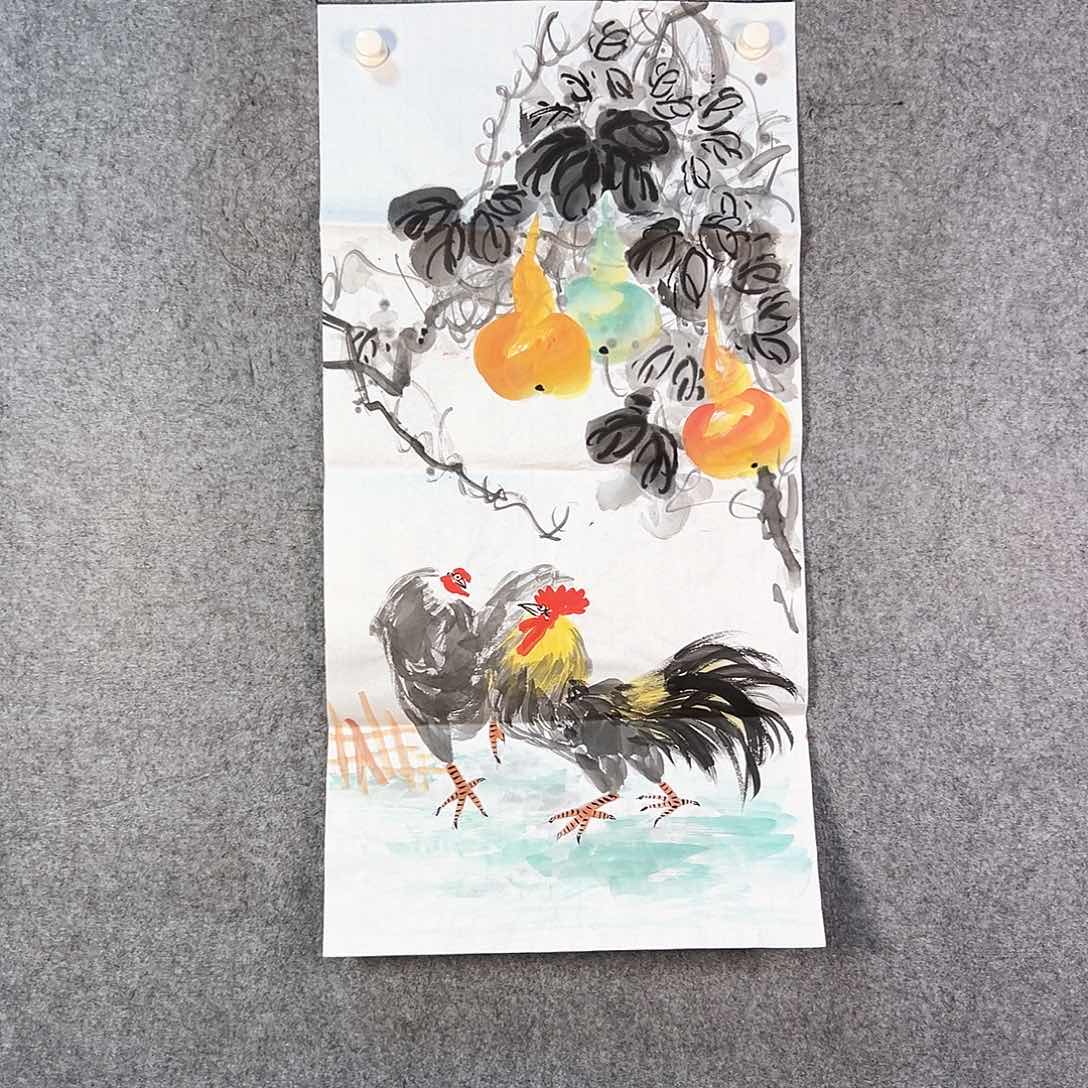 国画469 花鸟在这里生活很累