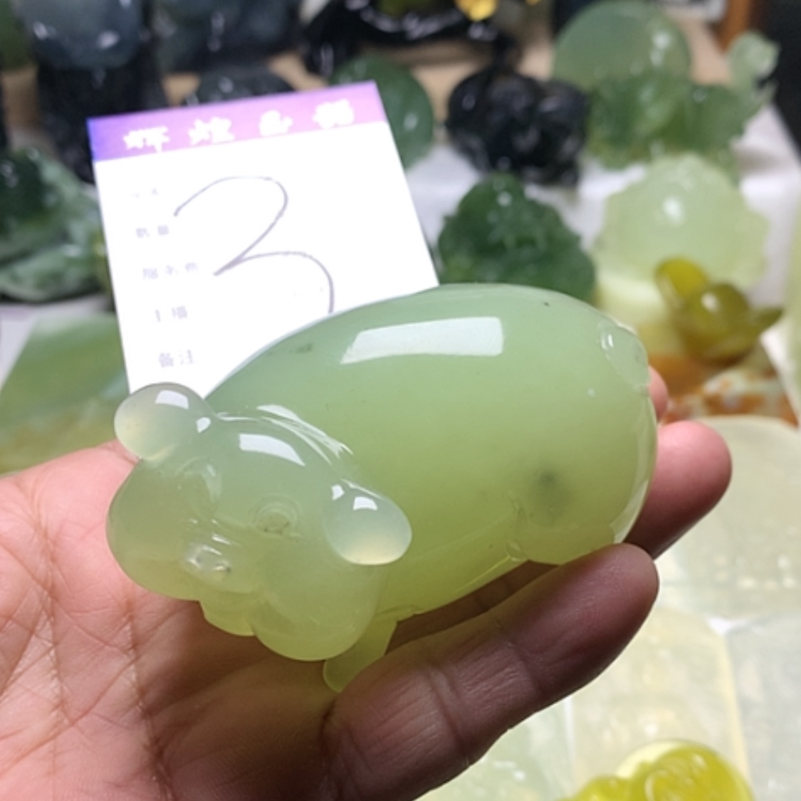 【闪购商品】蛇纹石玉颈饰合金