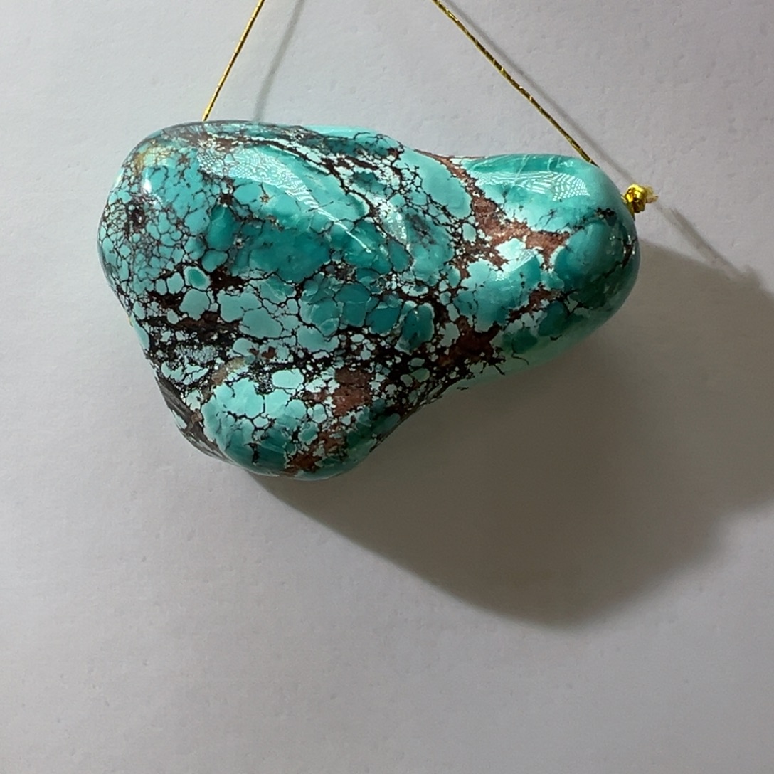 绿松石未镶嵌挂件