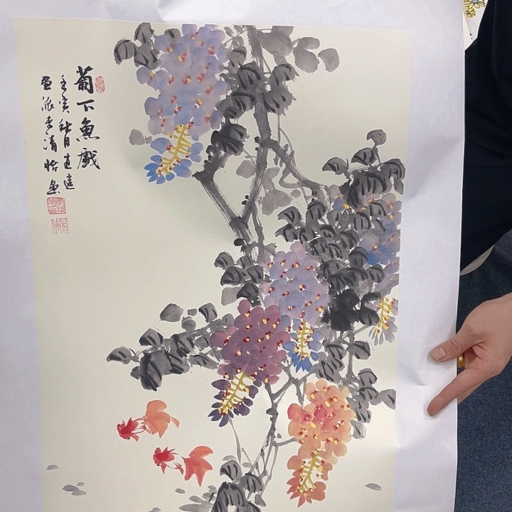 国画纯手绘字画宣纸
