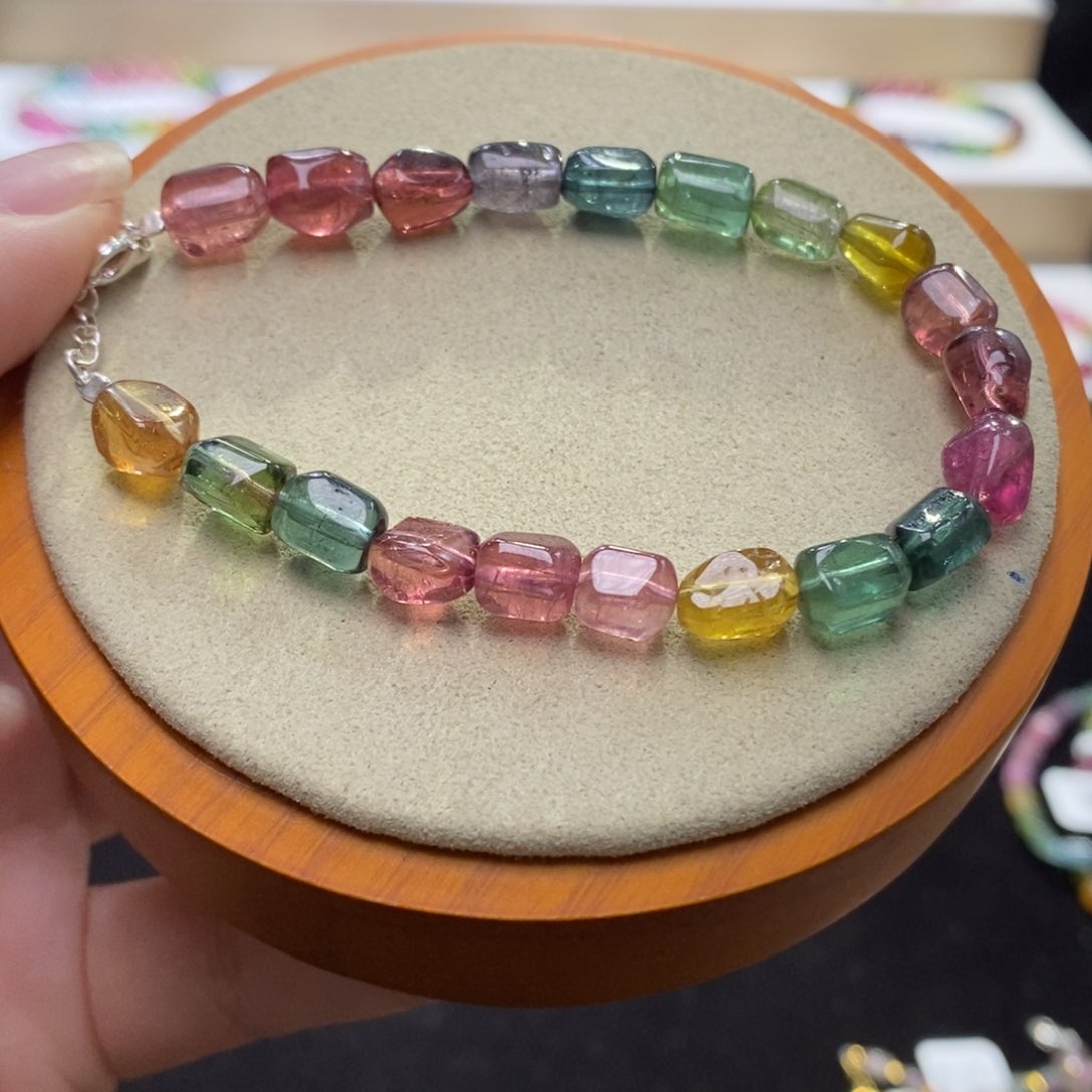 【闪购商品】碧玺手串未镶嵌两天看货期
