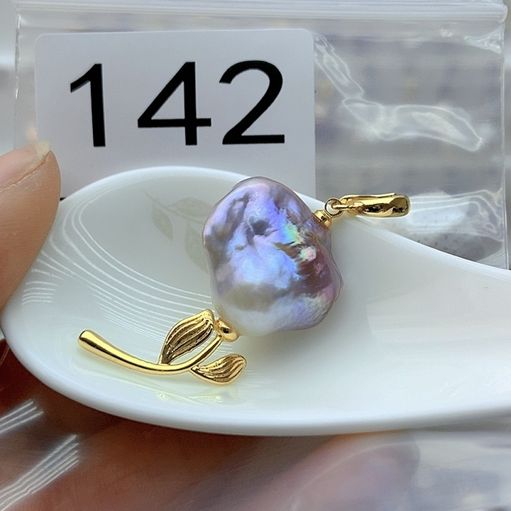 淡水珍珠颈饰银S925镶嵌