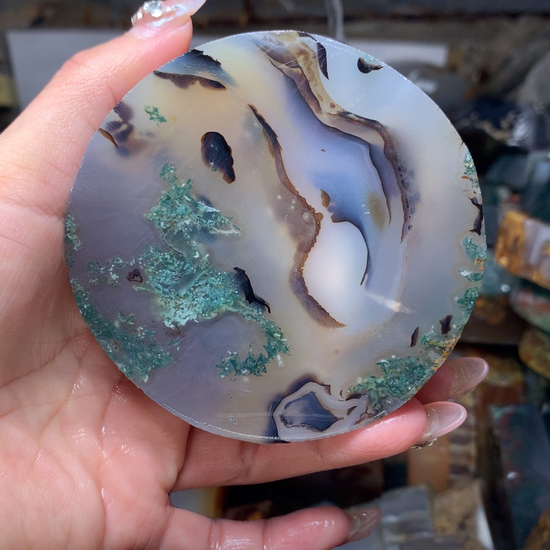 熟***生定制玛瑙定制手镯60圈口不退不换