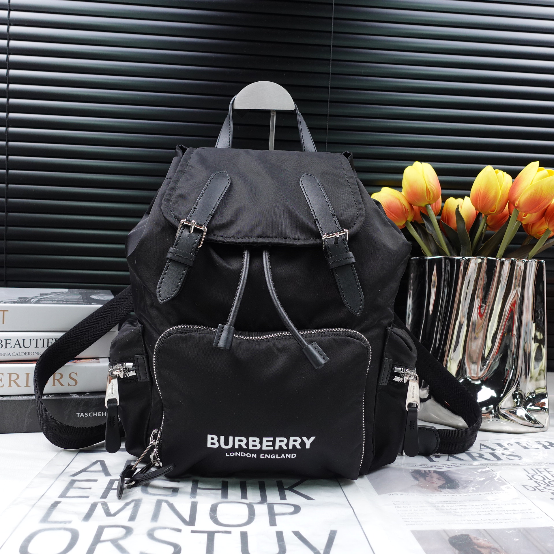 95新 BURBERRY/博柏利 巴宝莉/双肩包/T20249774