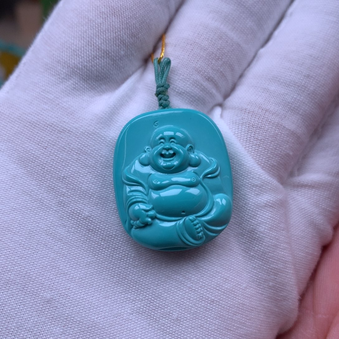 绿松石弥勒佛未镶嵌