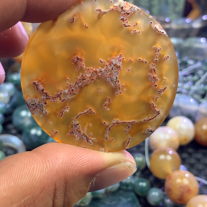 玛瑙/玉髓吊坠(赠链)未镶嵌鹏*