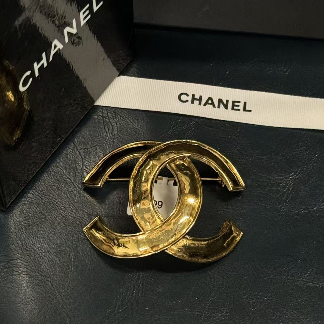95新 Chanel/香奈儿 香奈儿秀款大双c胸针