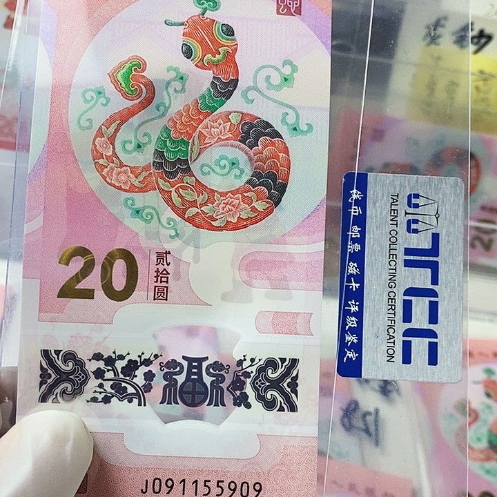 塑料蛇钞金马号091155909