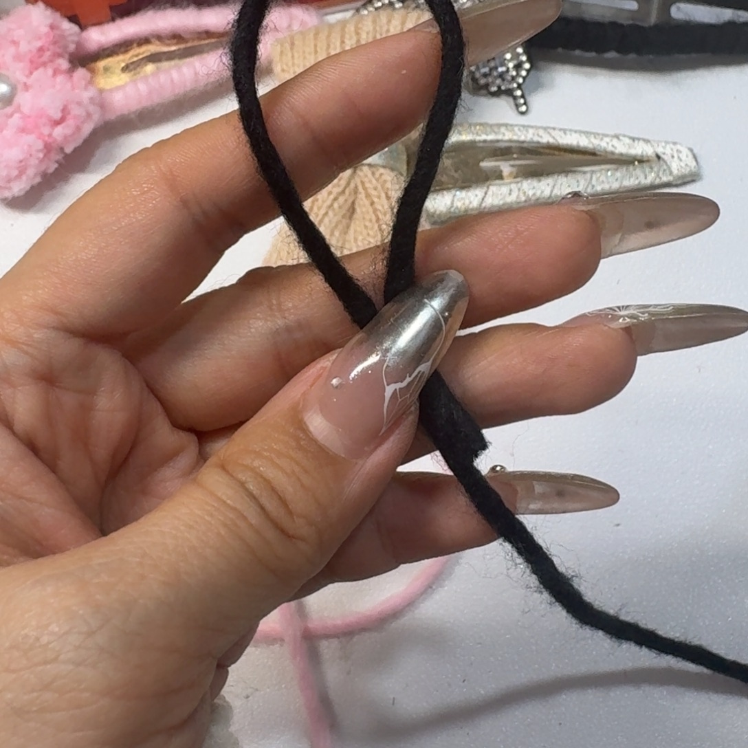 沫小狸狸黑色羊毛带10米