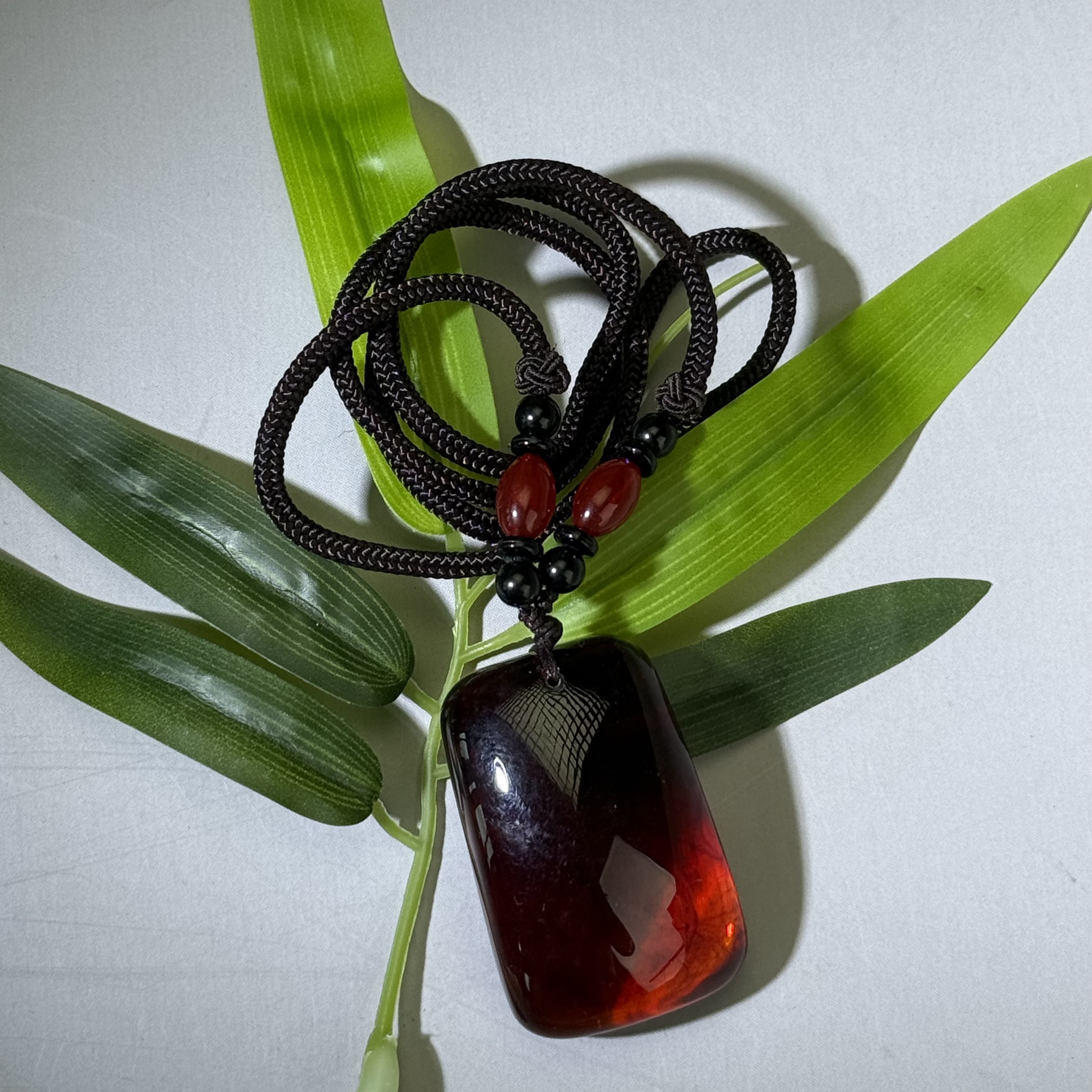 【尚御阁】红色无事牌挂坠（不带礼盒）